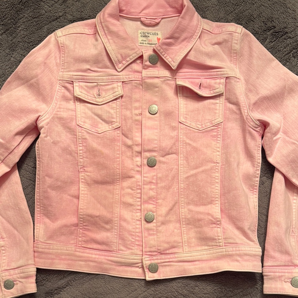 Crew kids Pink Kids Denim Jacket